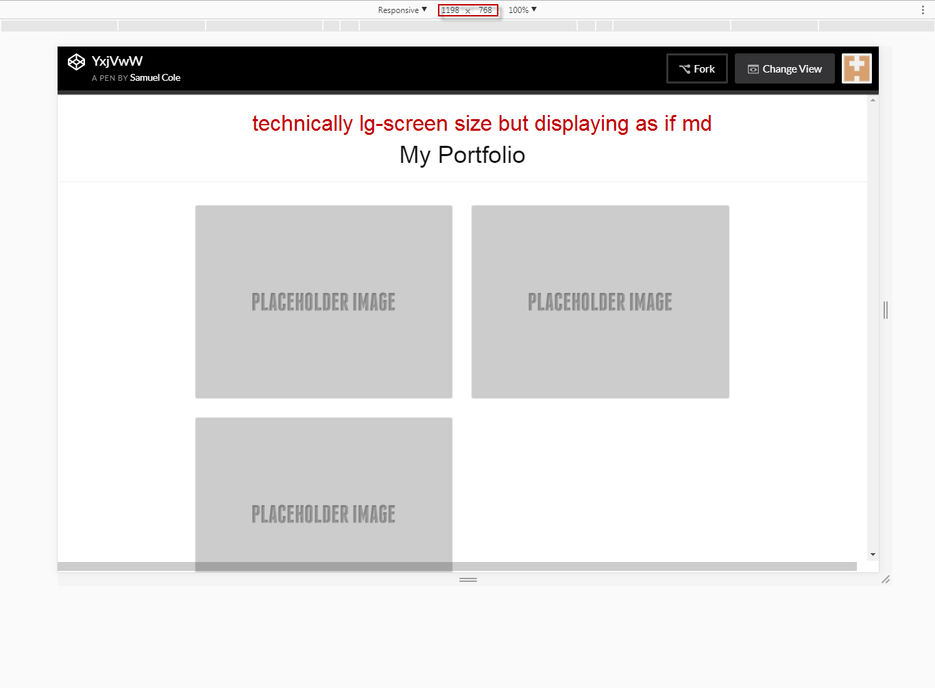 Html Bootstrap breakpoints not working properly in the chrome