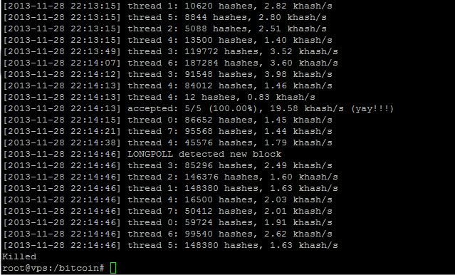 litecoin Scrypt server mining process killed Bitcoin Stack Exchange