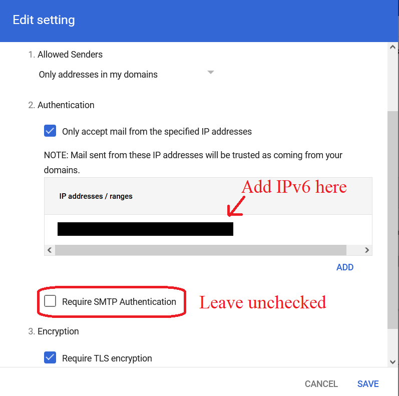 The SMTP server requires a secure connection or the client was not