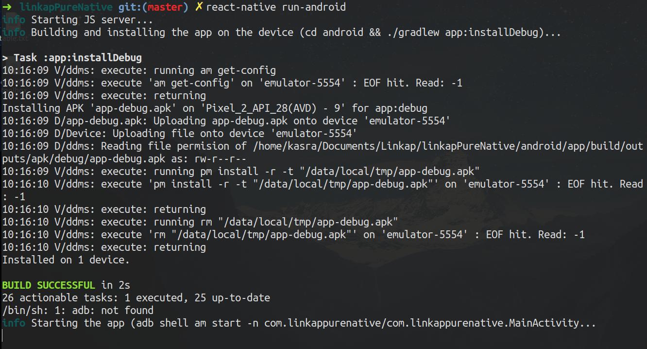 reactjs The development server returned response error