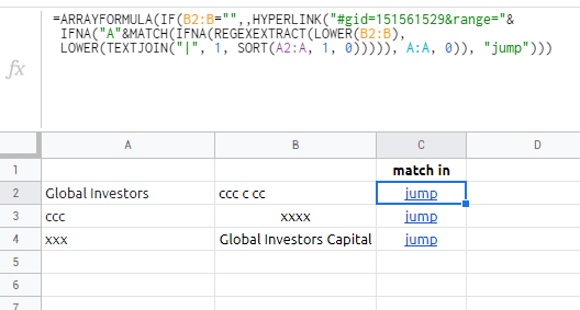 regex Finding partial text string matches between two columns Stack