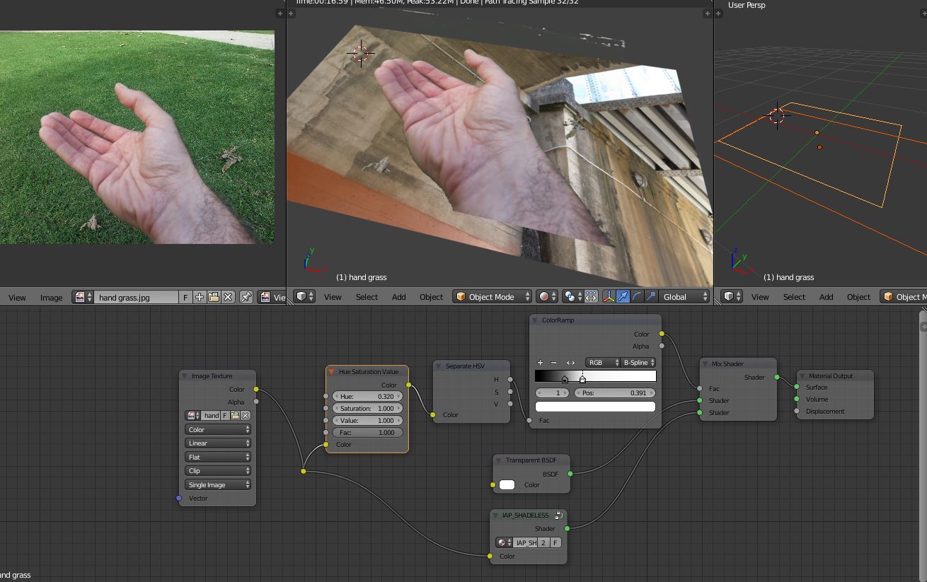 animation (Blender Internal) How to apply chroma key to videos on a
