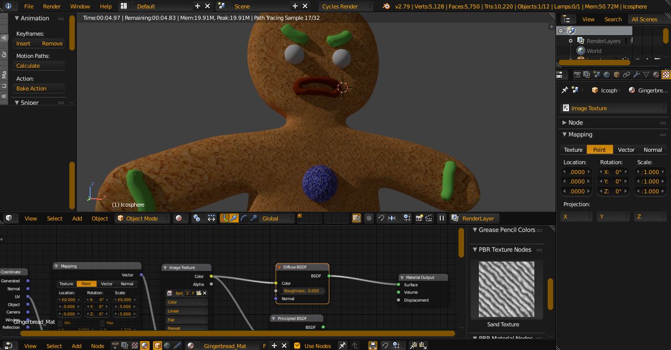 texturing Can't see texture through Principled Node? Blender Stack