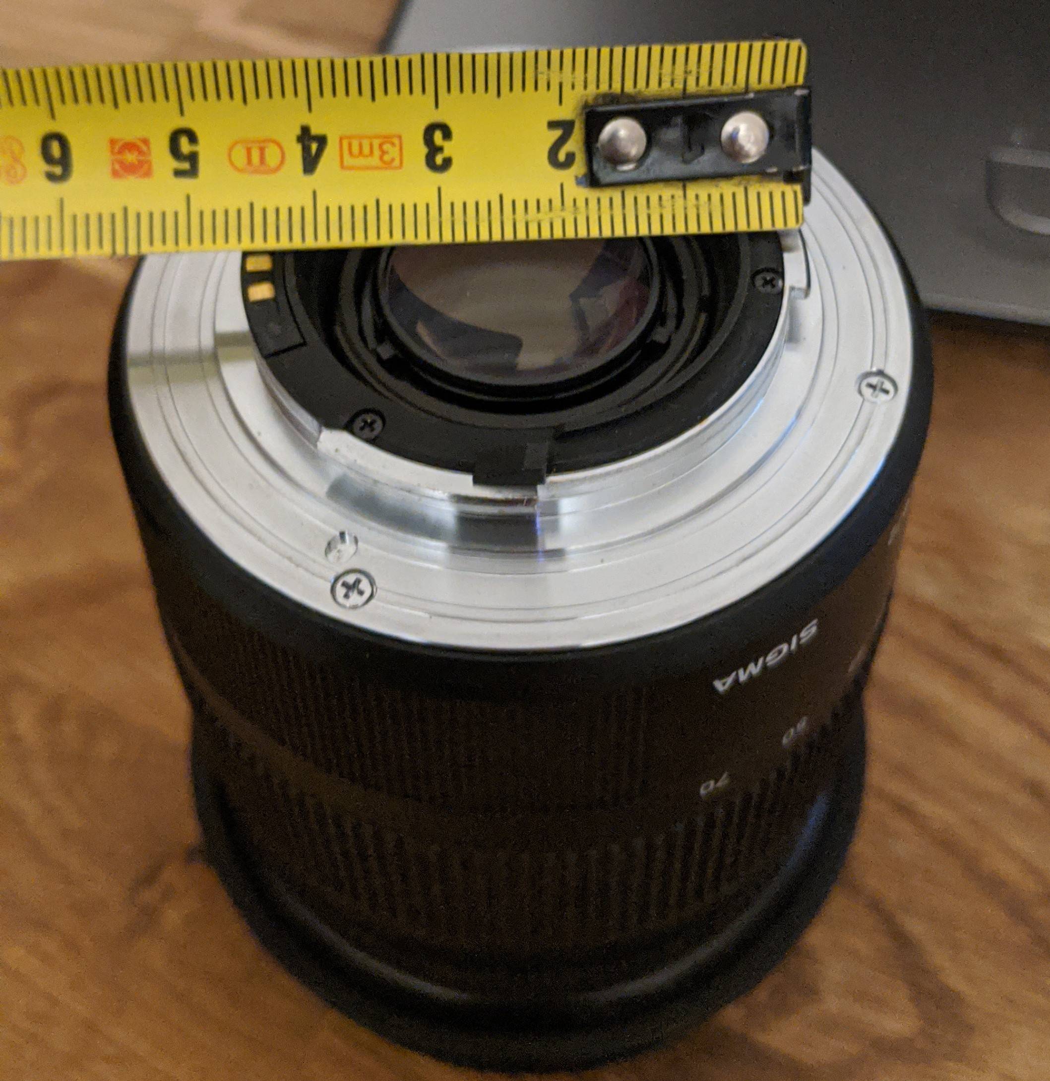 What is the mount on this Sigma lens? It is smaller than Canon EF