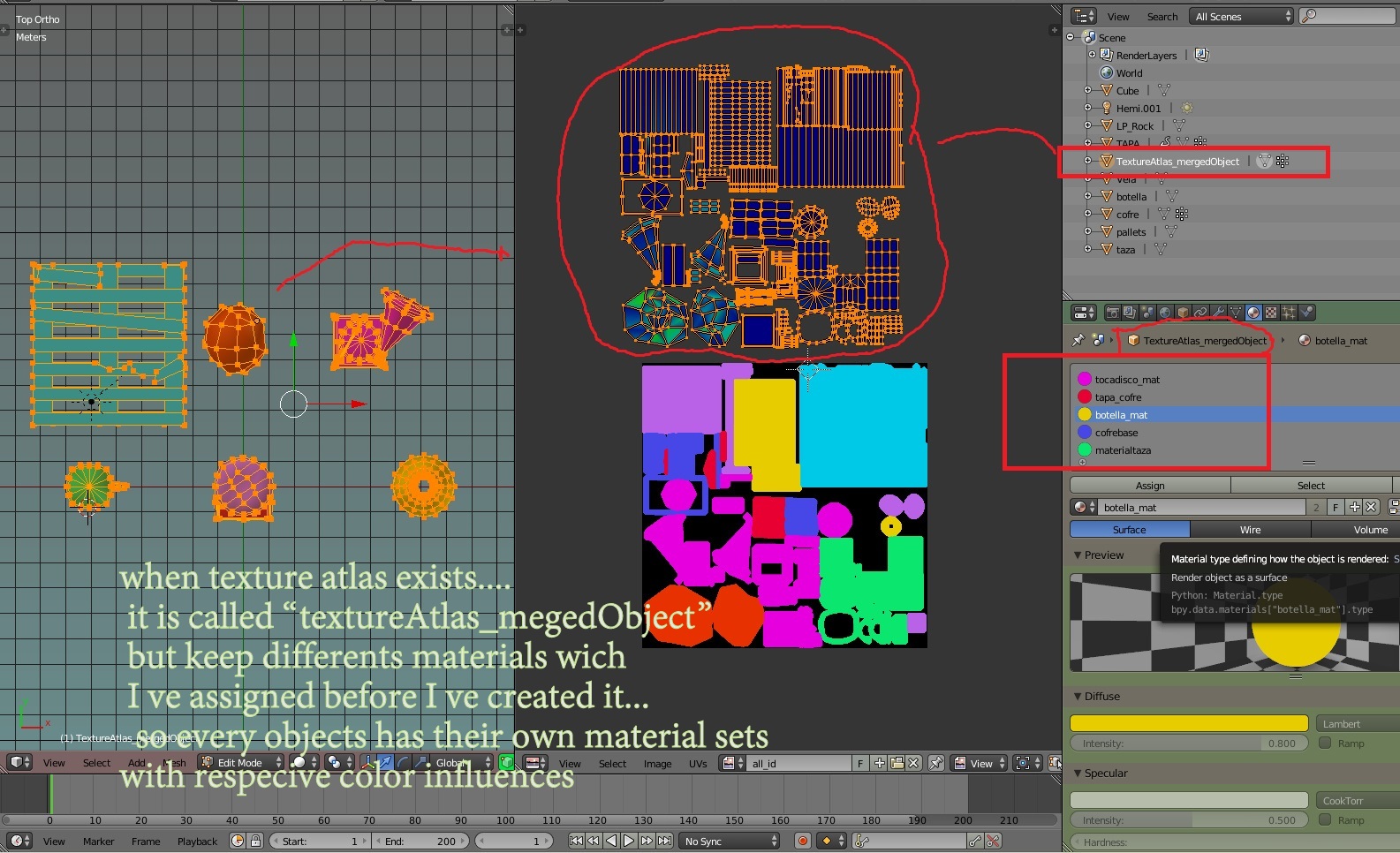 texturing Texture atlasing in blender to substance painter? Blender