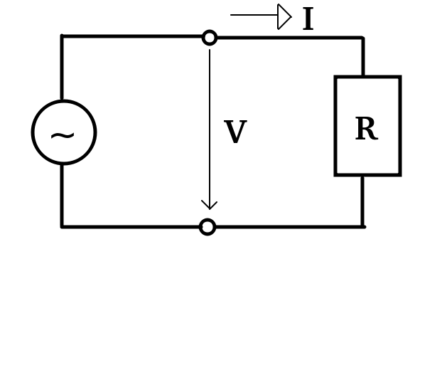 Voltage/current direction of AC on circuit diagram? - Physics Stack