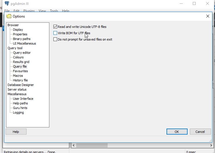 How To Configure Dbeaver To Save Files Without A Bom For Utf Files Database Administrators Stack Exchange