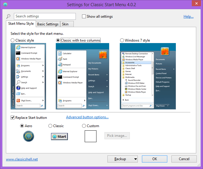 Windows 8.1 Update Error Classic Shell needing to.
