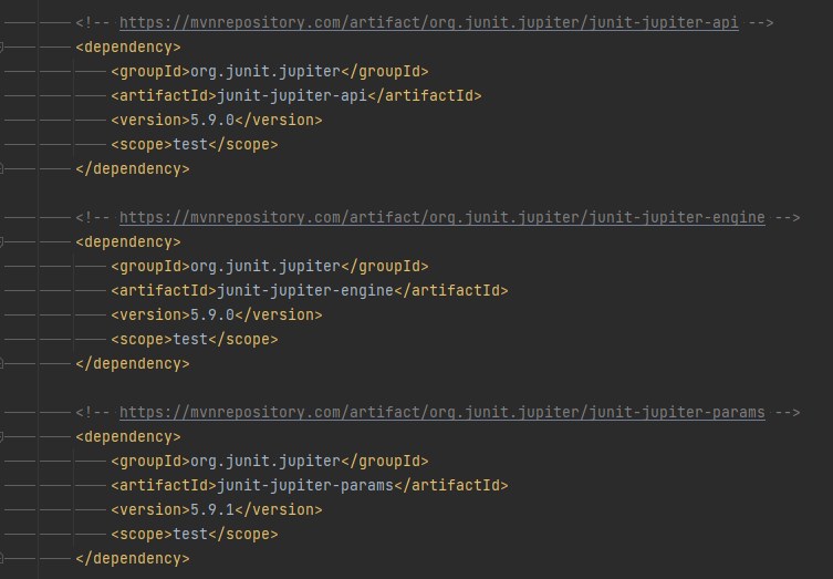 junit Jupiter 5.9.1 ParamiterizedTest not passing test cases Stack