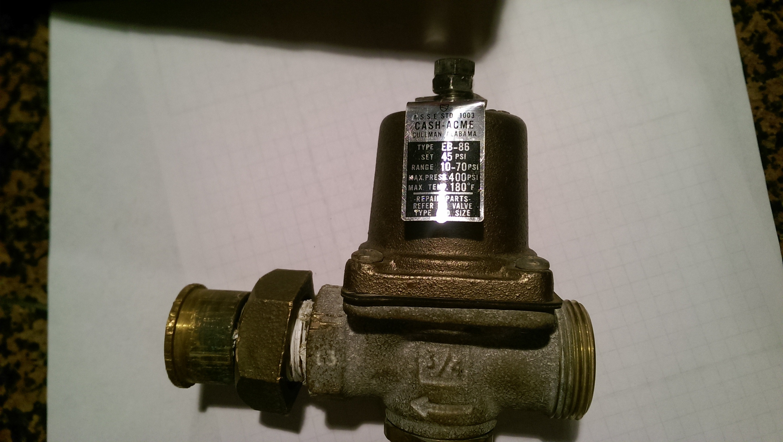 Do I need to replace this water pressure valve? Home Improvement