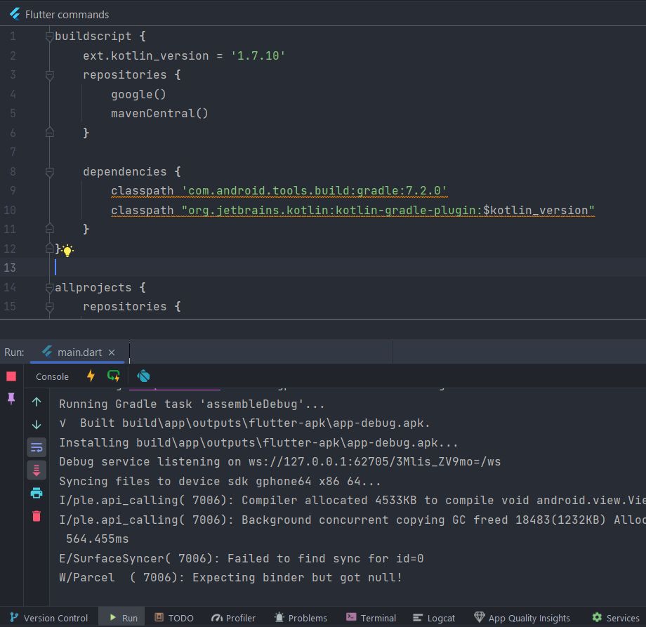 android Build failed with an exception( flutter) Stack Overflow