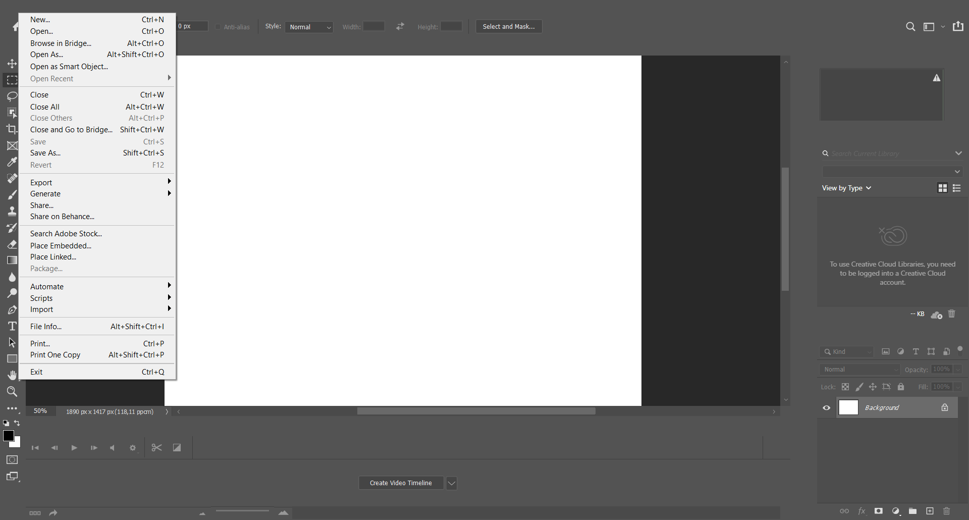 graphics card Adobe 2020 Menu Disappeared (NOT the toolbar