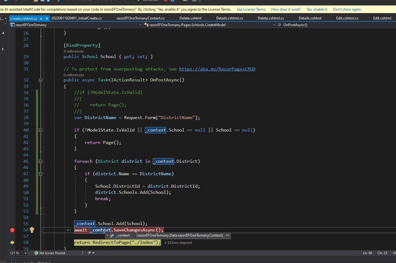 entity framework In Core 6, how do I add an object to a