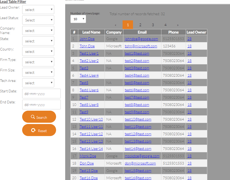 javascript How to do pagination of table data using the received JSON table data in client