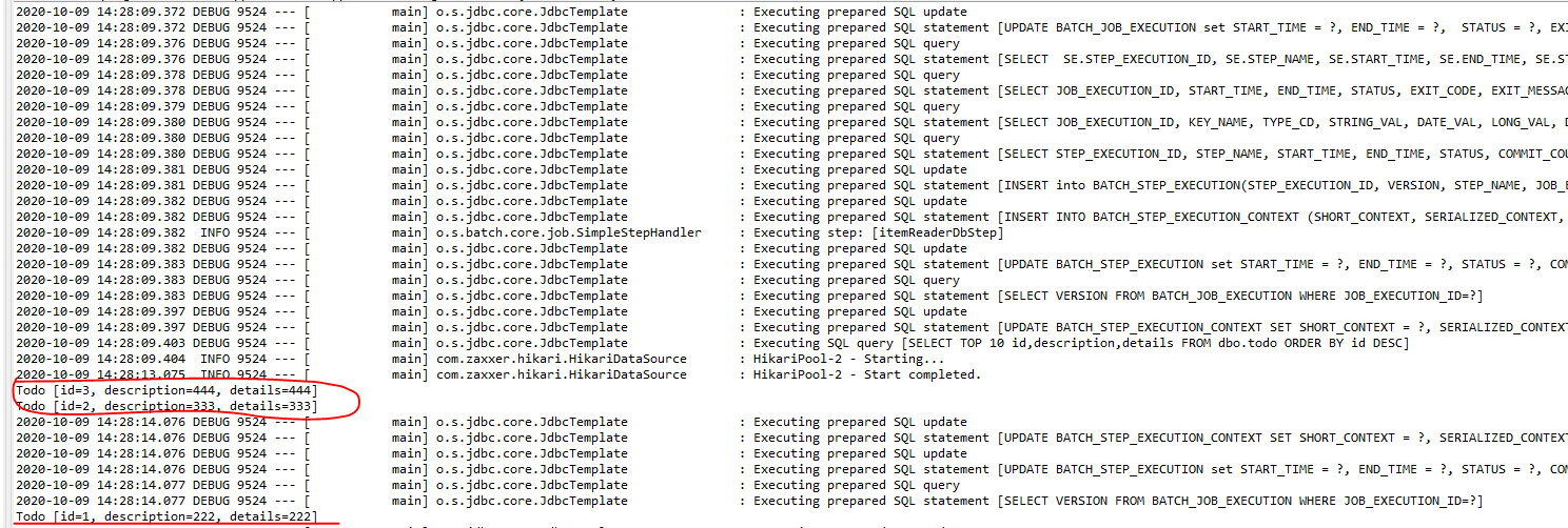 sql server Spring Batch "Invalid object name BATCH_JOB_INSTANCE