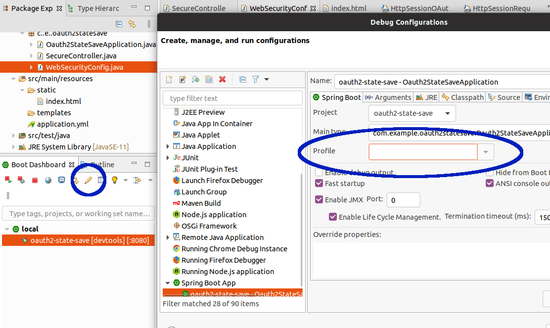 java 環境変数SPRING_PROFILES_ACTIVEを使用して、application.propertyを動的に切り替えたい
