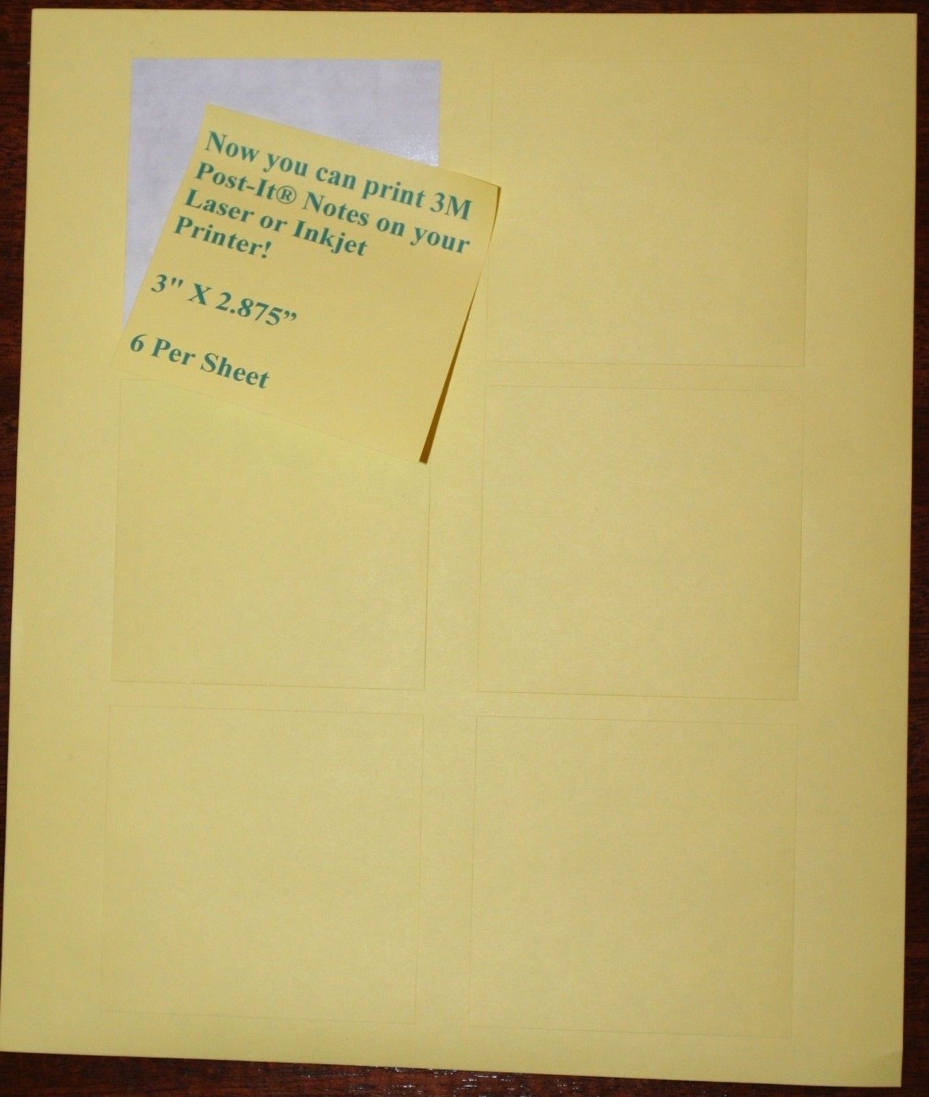 printing How might I print onto 3×3 sticky notes? Super User