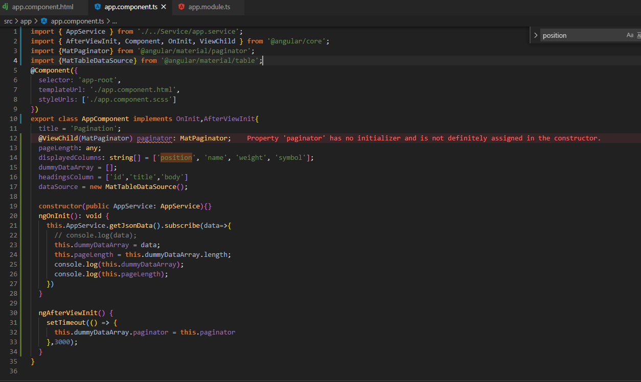 Mat Paginator not working in Angular Material Table Stack Overflow