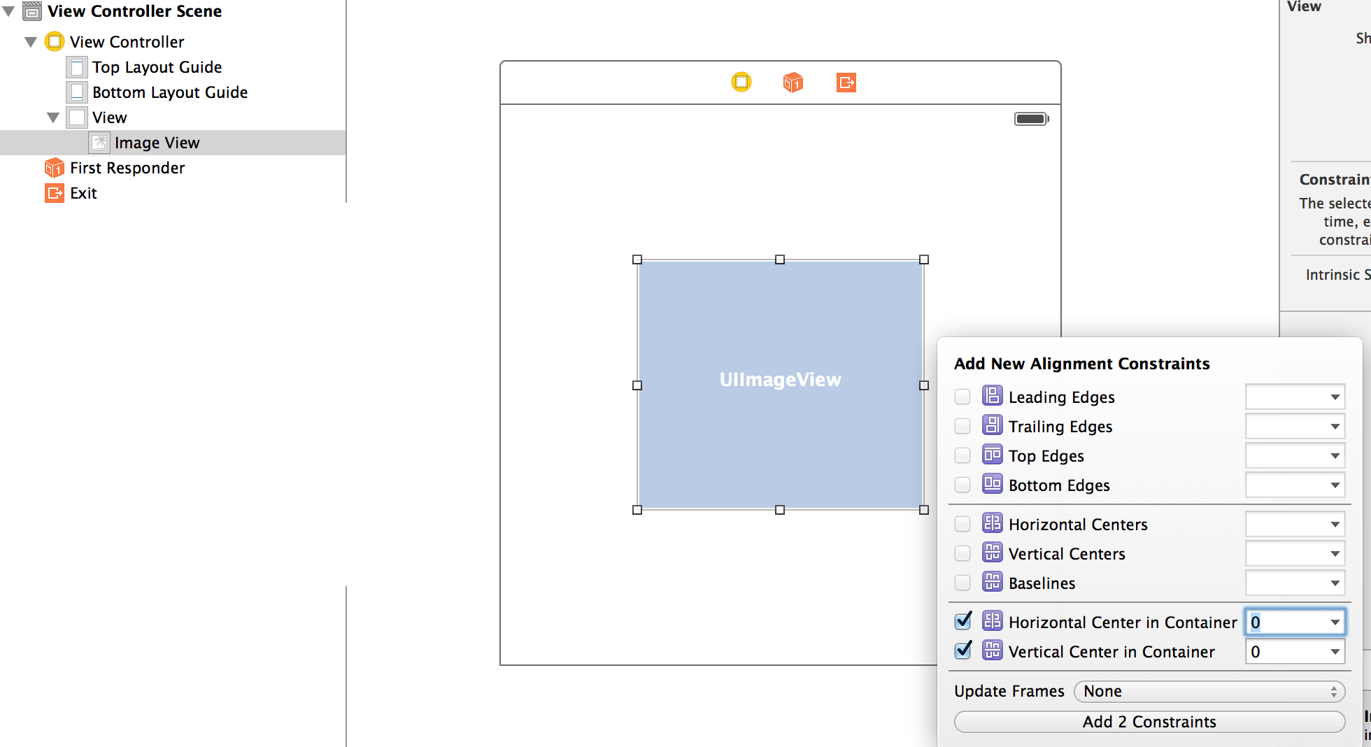 ios Center a UIView with auto layout is just not working Stack Overflow