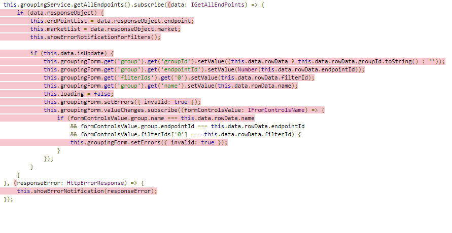 jestjs rest api call statement is not covered using angular jest
