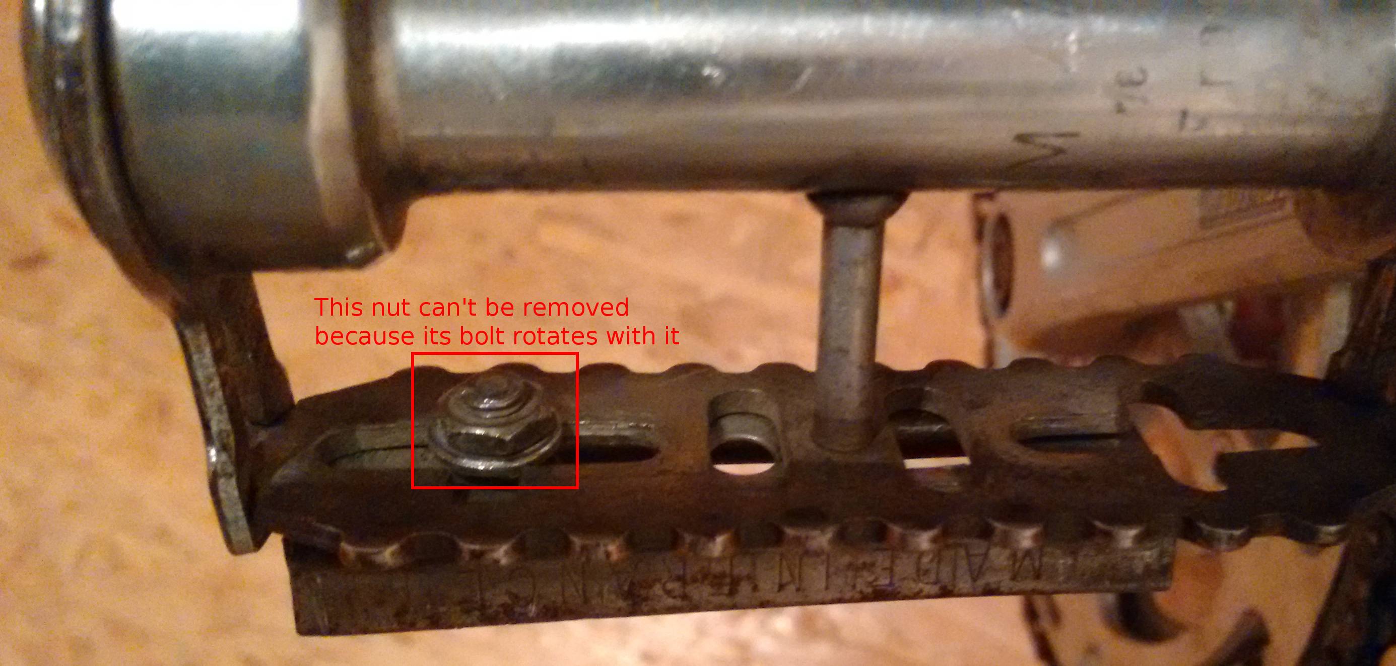 road bike How to remove pedal bolt with round, smooth head Bicycles