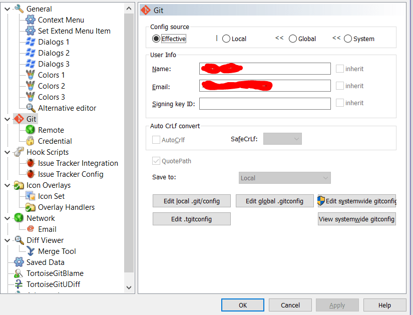 git How to change GitHub account on TortoiseGit Stack Overflow