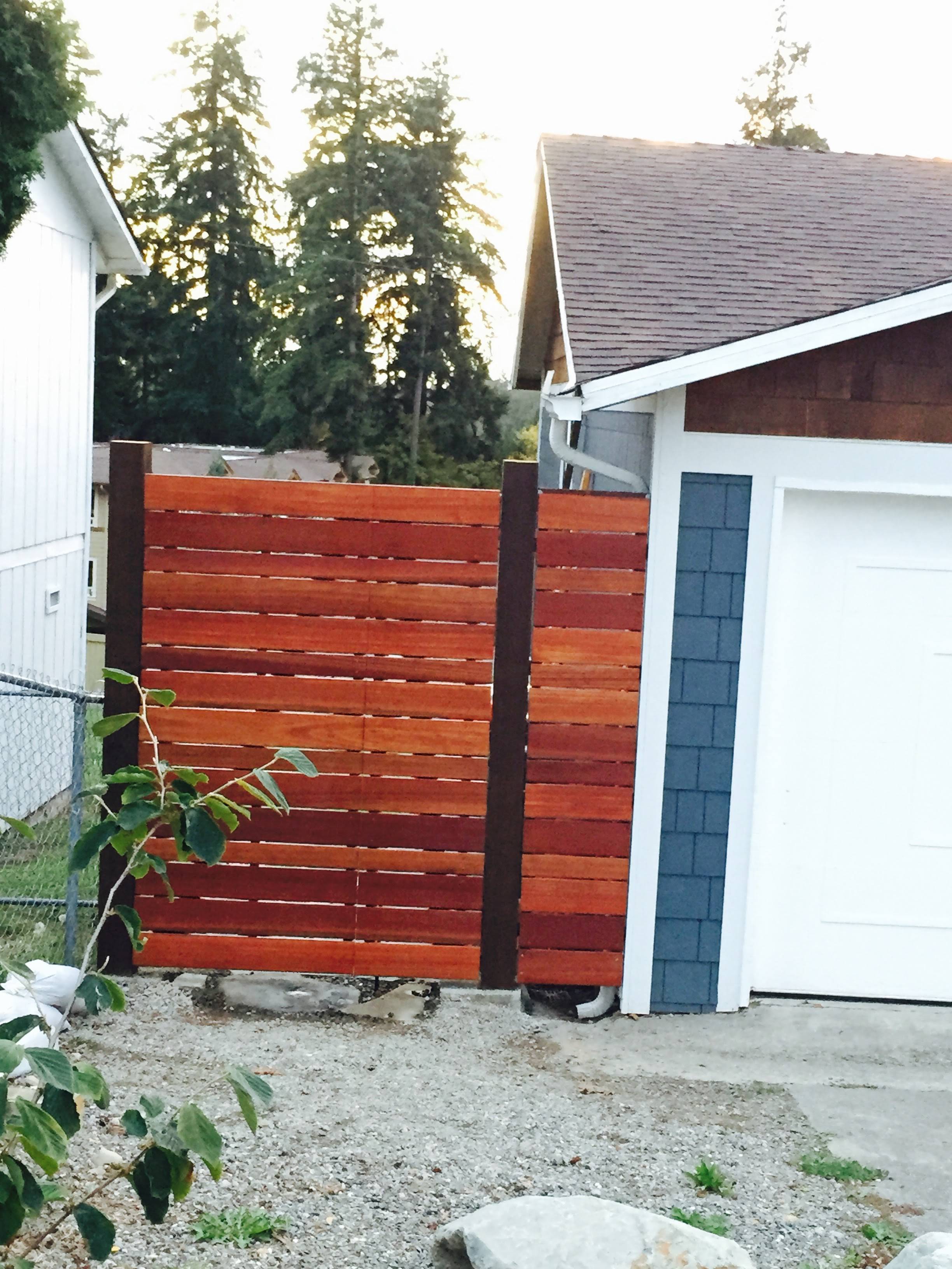Horizontal Fence on a slope; what's the best design? Home Improvement