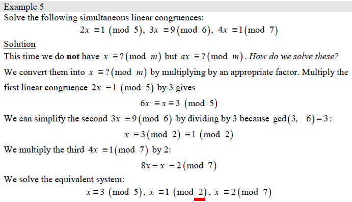 elementary number theory Solve ax \equiv b \mod m without Linear