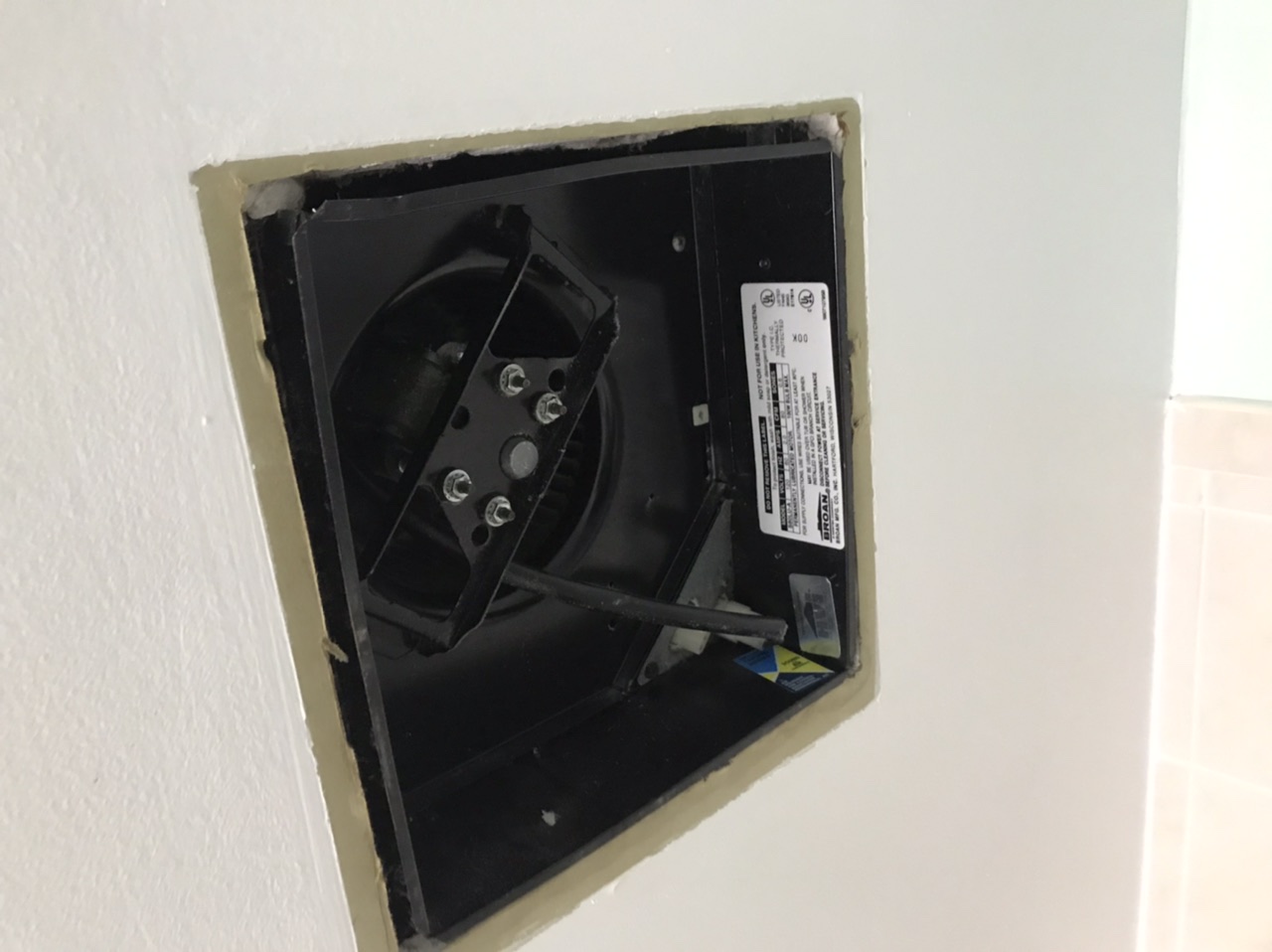 Old bathroom exhaust fan replacement – Love & Improve Life