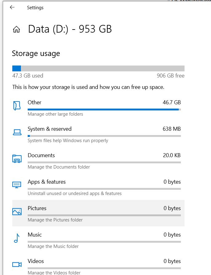 What is taking up this space on my SSD that was once used as a system