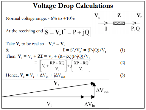 power - transmission lines voltage drop - Electrical Engineering Stack