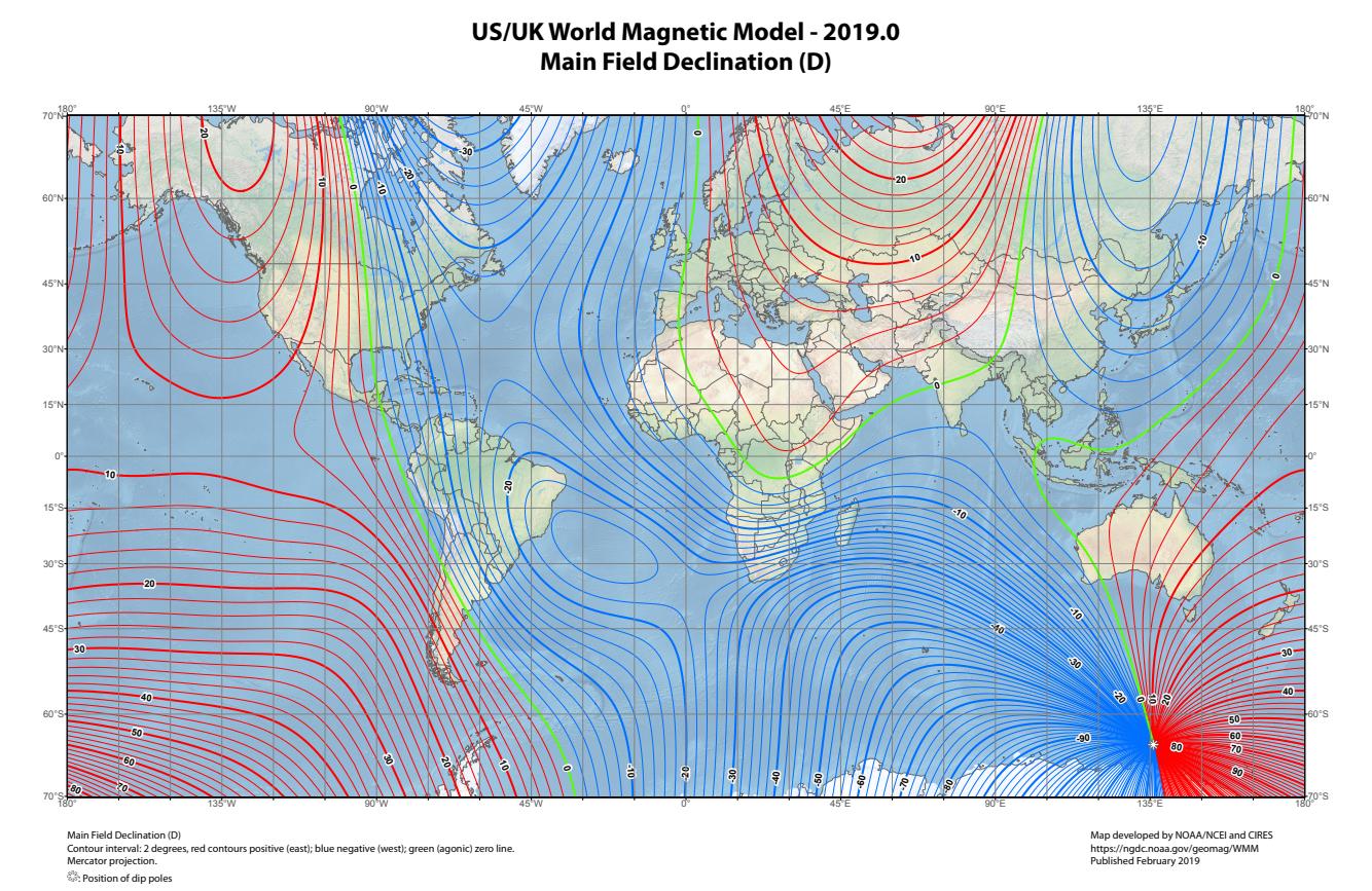 geodesy Calculating bearing between two lines