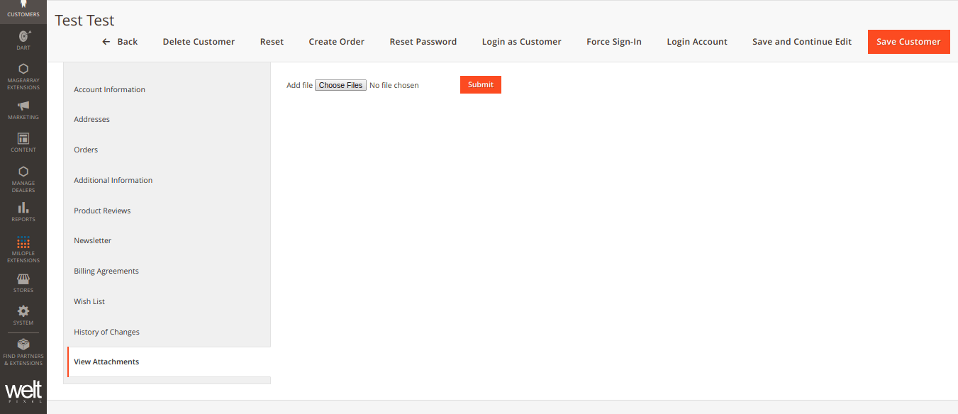 magento2 Magento 2 custom tab on customer section in admin panel