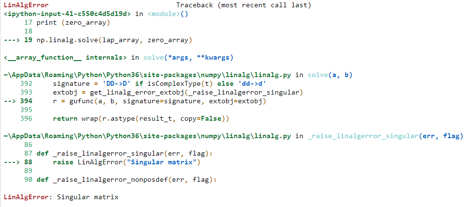 matrix Python Eigenvalue of Specific Number Stack Overflow