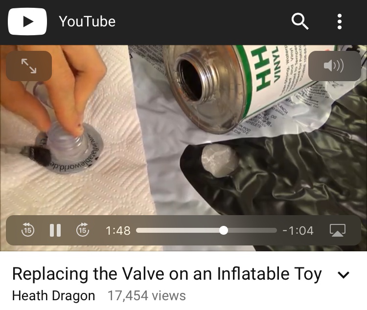 gear How can I fix an airbed valve that pops open? The Great