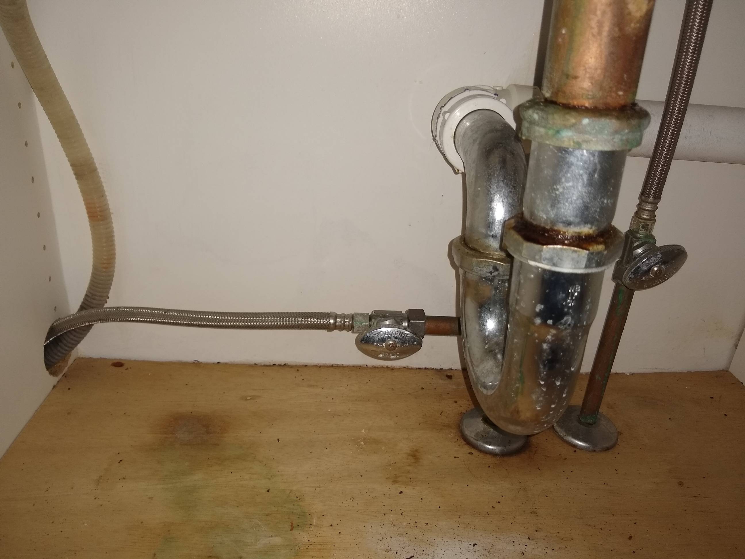 plumbing Installer won't install dishwasher due to "old" stop valve