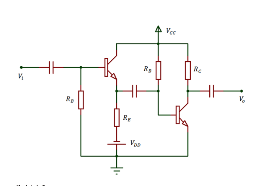 amplificador de dos etapas de BJT Electronica