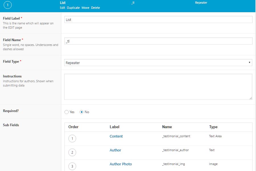 How to create an ACF shortcode with Repeater Field in WordPress functions.php? WordPress