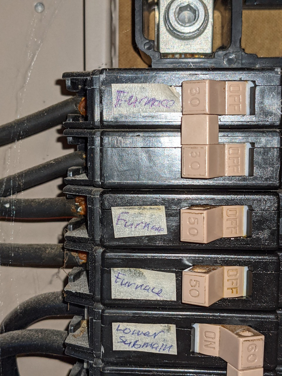 wiring Reusing old service wires from electric furnace to minisplit