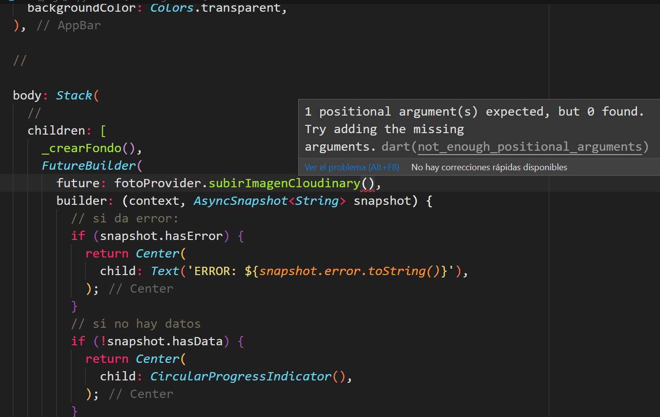 dart Flutter FutureBuilder How can I load a future that receives