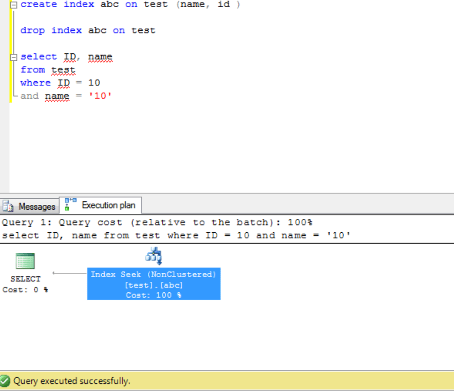 sql server Should order of column in where clause be same as the