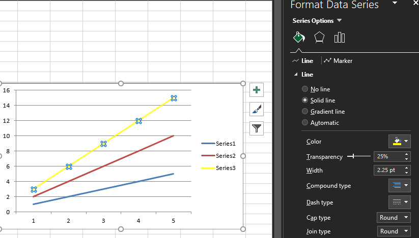 python 3.x `xlsxwriter` Line Transparency does not work unless color is changed Stack Overflow