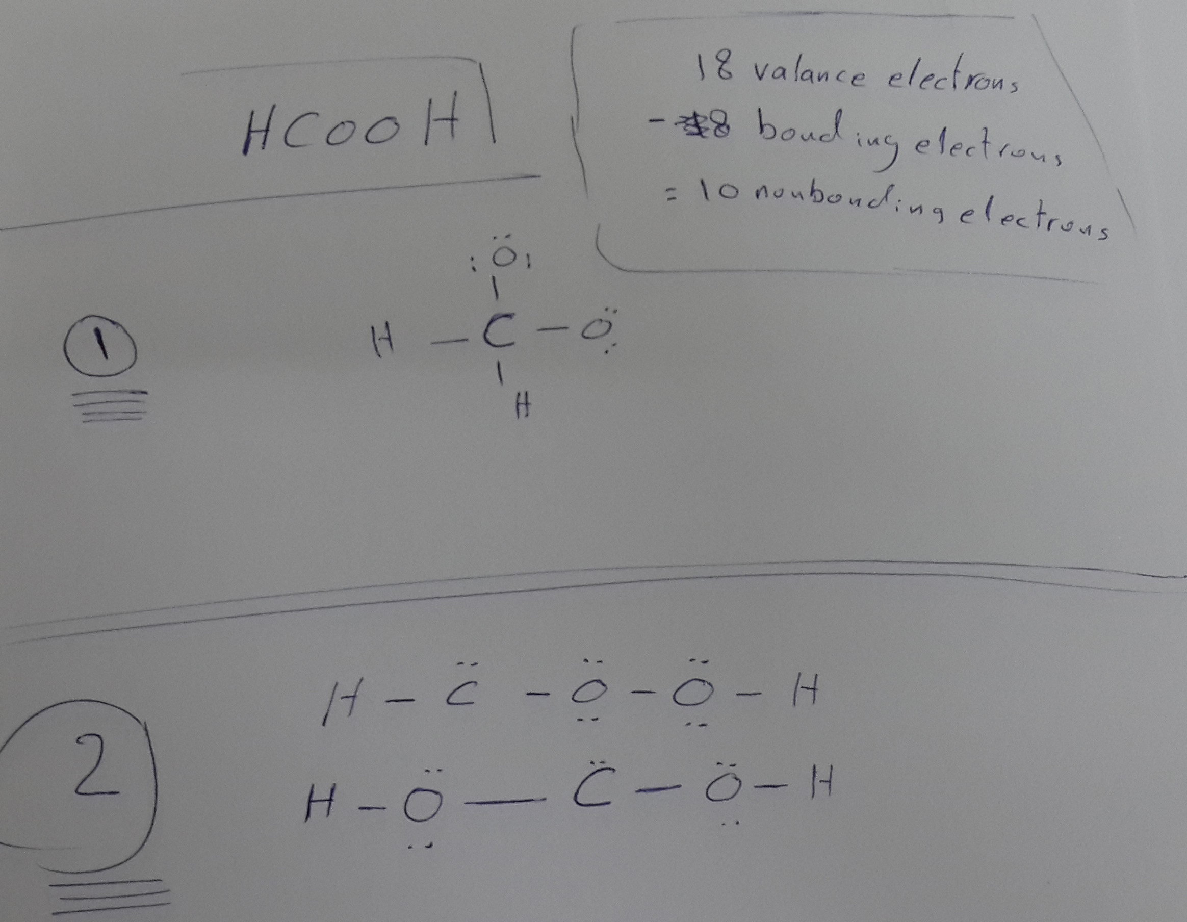 organic chemistry What is the proper Lewis structure for HCOOH? Chemistry Stack Exchange
