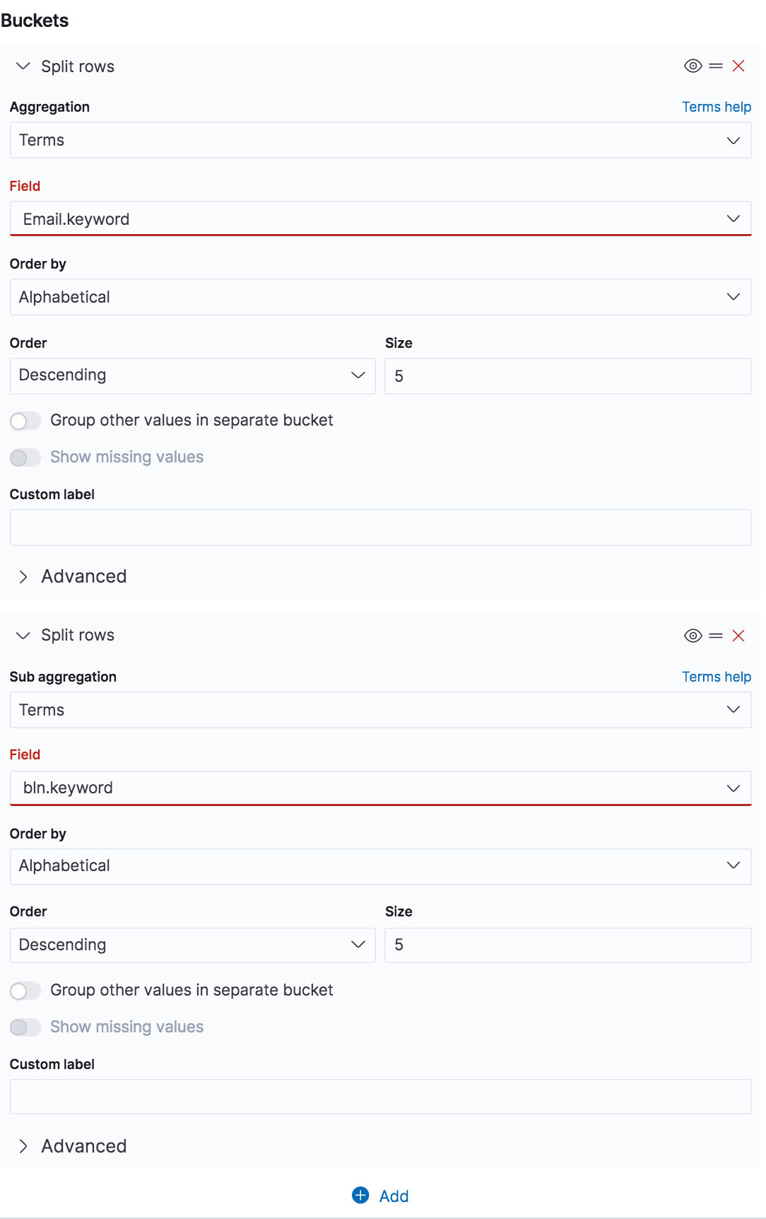 elasticsearch query return [parsing_exception] [size