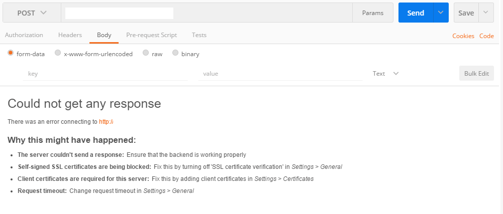 sockets "Volley" Error recvfrom failed