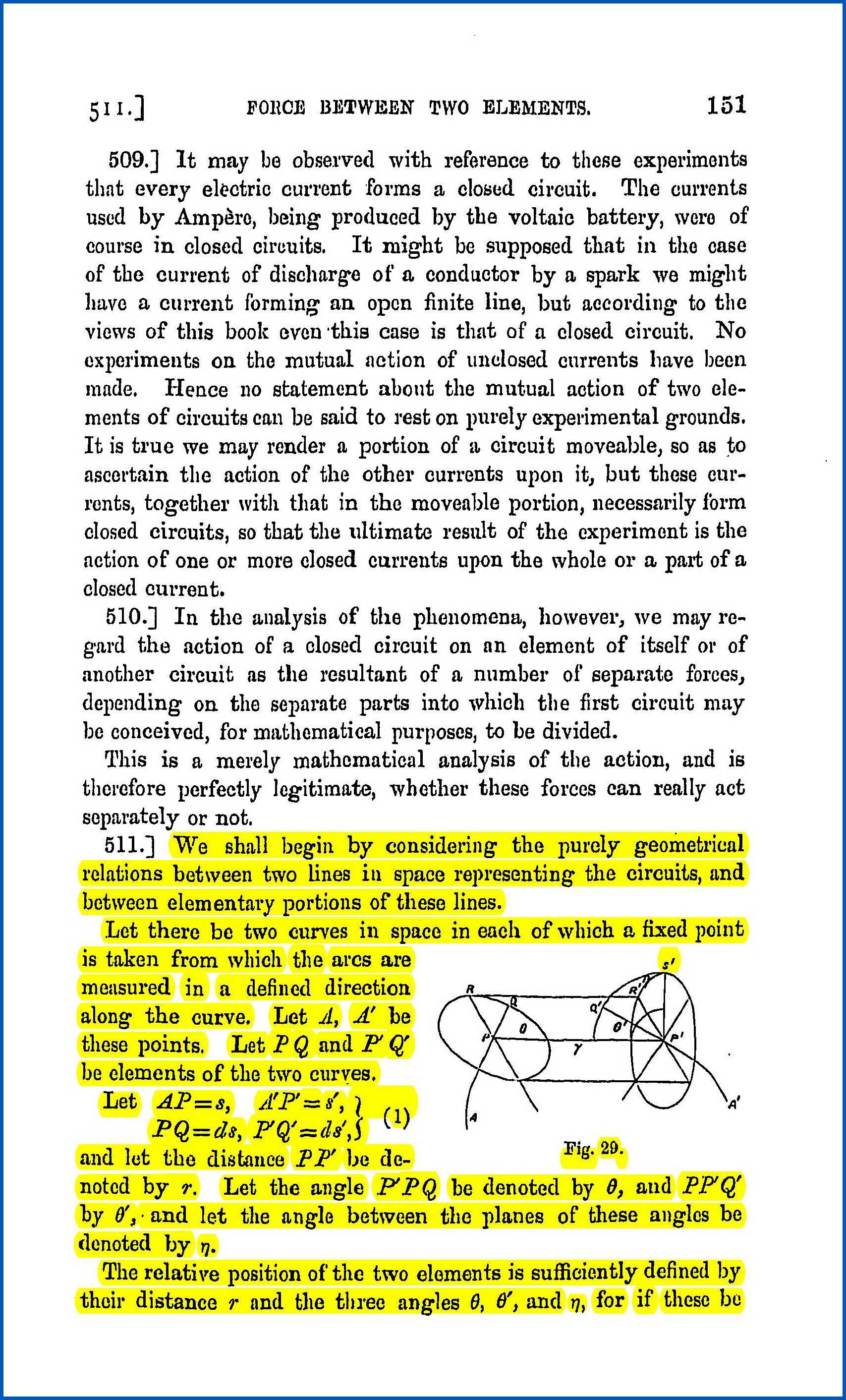 Confusion in Maxwell's derivation of