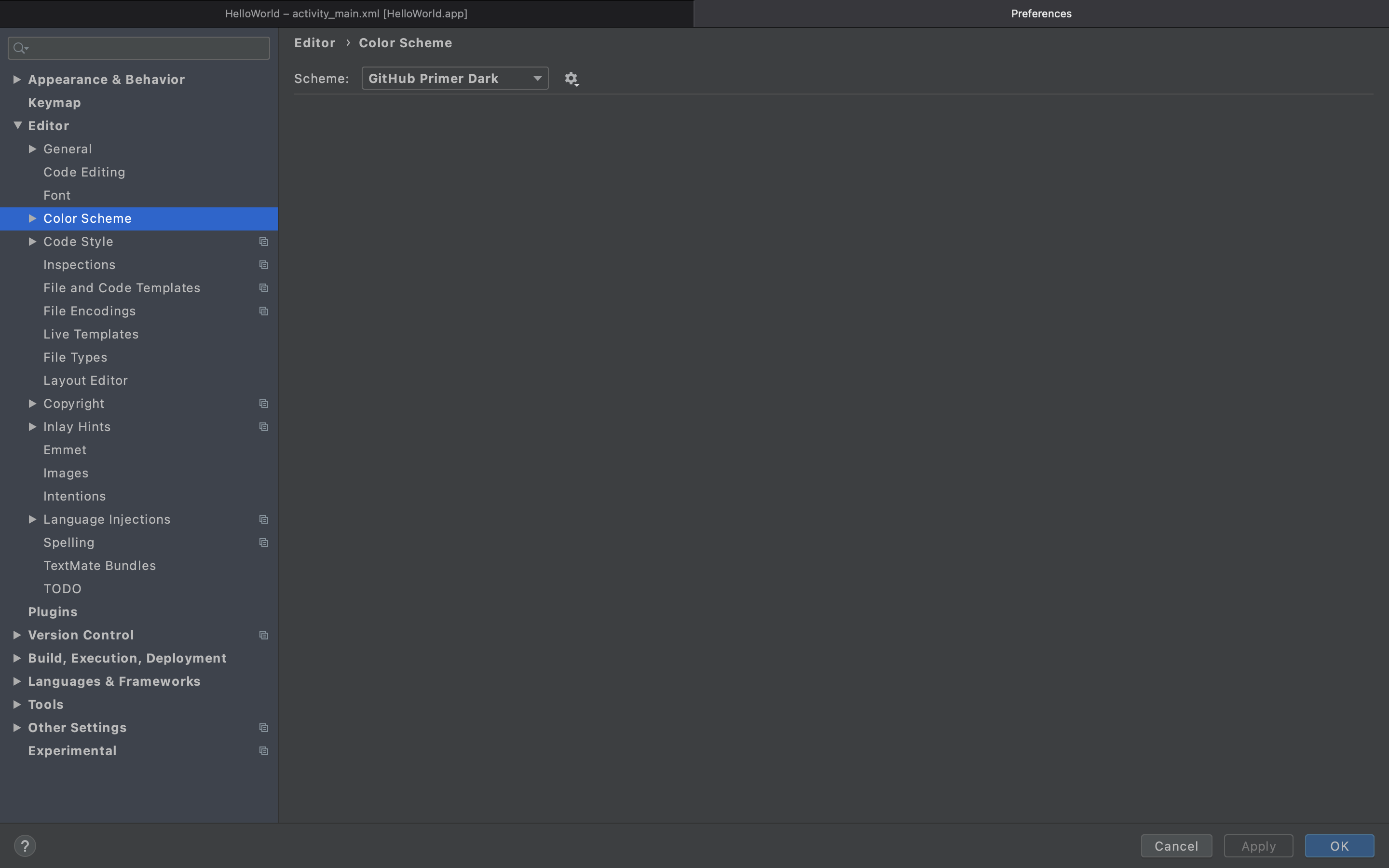 freeze Android Studio is crashing at full screen in M1 MacBook Air