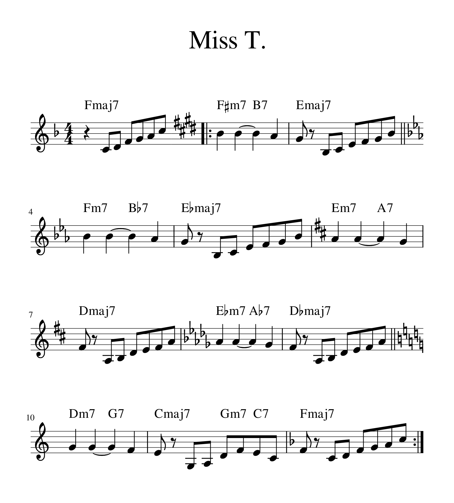 piano Fm7 chord in “Misty” in C major Music Practice & Theory Stack Exchange