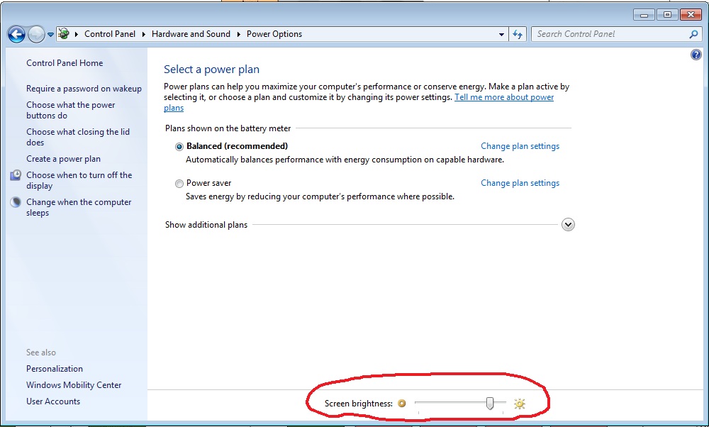 power management How to stop Windows 7 from reducing screen