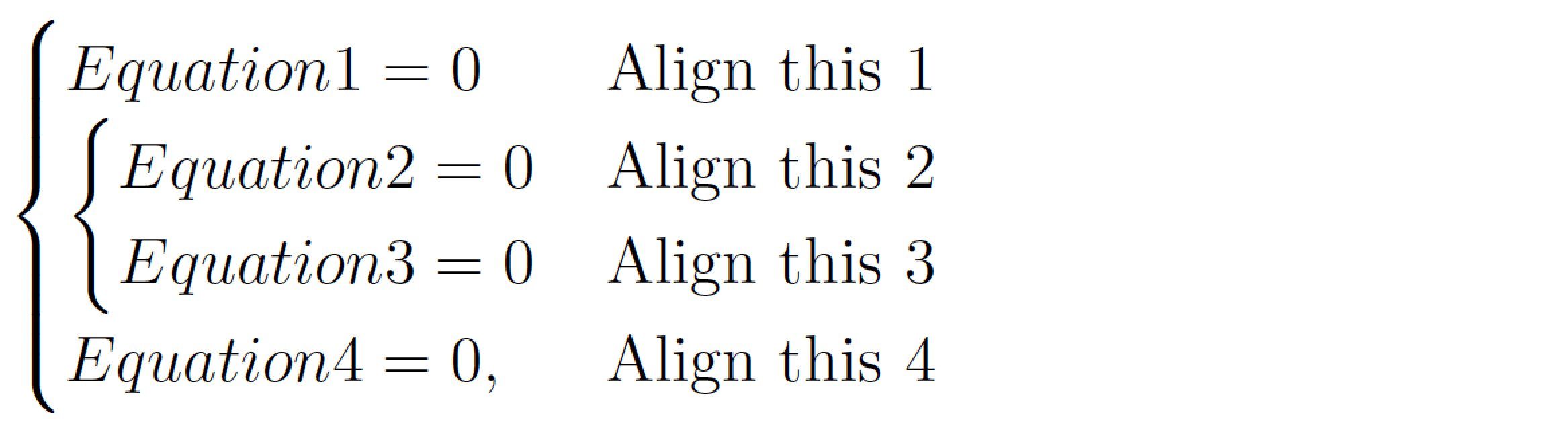 Alignment in cases with text outside the cases TeX LaTeX Stack Exchange